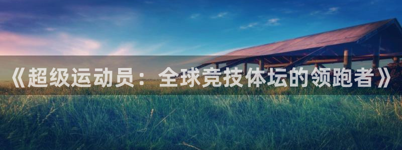 3377体育官网下载平台是正规平台吗：《超级运动员：全球竞技