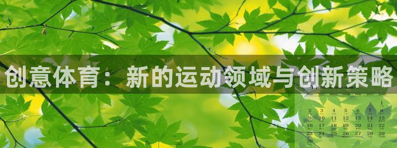 3377体育官方正版app娱乐40996：创意体育：