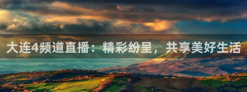 nba直播球神：大连4频道直播：精彩纷呈，共享美好生活